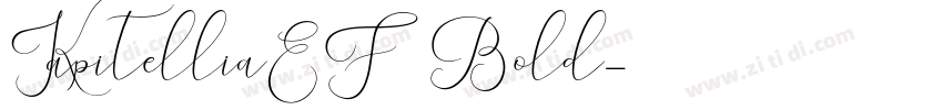 KapitelliaEF Bold字体转换
